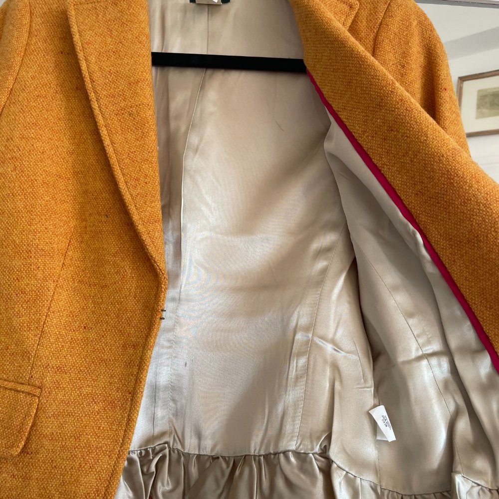 J. Crew Mustard Yellow Blazer - Picture 4 of 6
